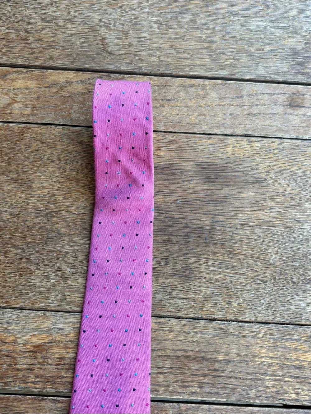 Unck Men's Pink Microdot Tie - Classic Formal Accessory